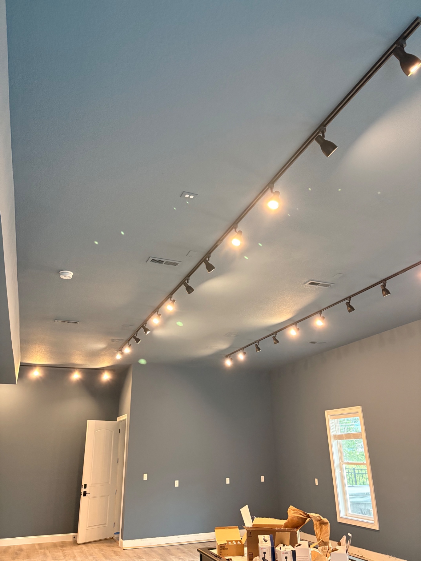 Track lighting installed by Let There Be Light Electric